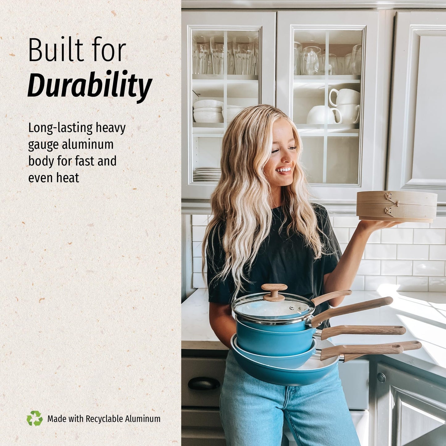 GoodCook Titanium infused Healthy Ceramic Fry Pan Cookware