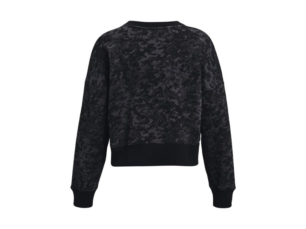 Under Armour Women's UA Rival Fleece Camo Crew Sweatshirt - Ultra-Soft Cotton Blend