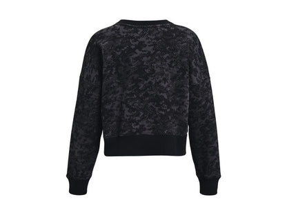 Under Armour Women's UA Rival Fleece Camo Crew Sweatshirt - Ultra-Soft Cotton Blend