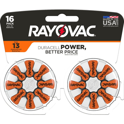 Rayovac Size 13 Hearing Aid Batteries, Hearing Aid Batteries Size 13, 12 Count
