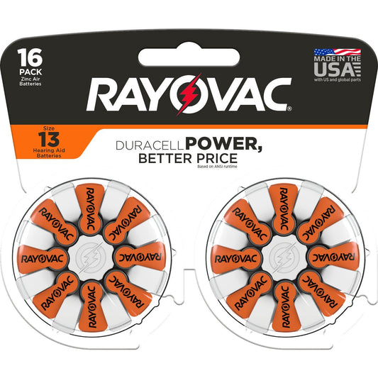 Rayovac Size 13 Hearing Aid Batteries, Hearing Aid Batteries Size 13, 12 Count