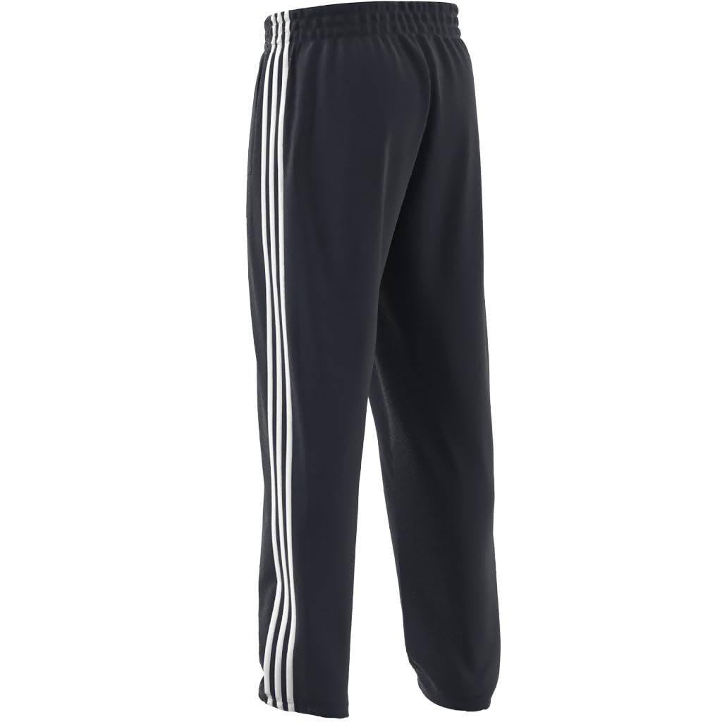 adidas Mens Aeroready Essentials Elastic Cuff Woven 3-Stripes Pants Casual Comfort Technology - Black