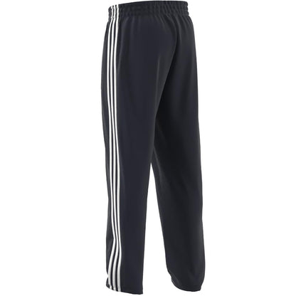 adidas Mens Aeroready Essentials Elastic Cuff Woven 3-Stripes Pants Casual Comfort Technology - Black