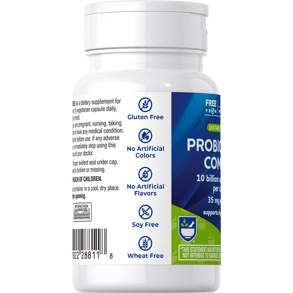 Rite Aid Probiotic 14 Complex 10 Billion - 30 Count, Restoring Good Bacteria, Colon Health, Daily Colon Health Probiotic, Mens & Womens Probiotic