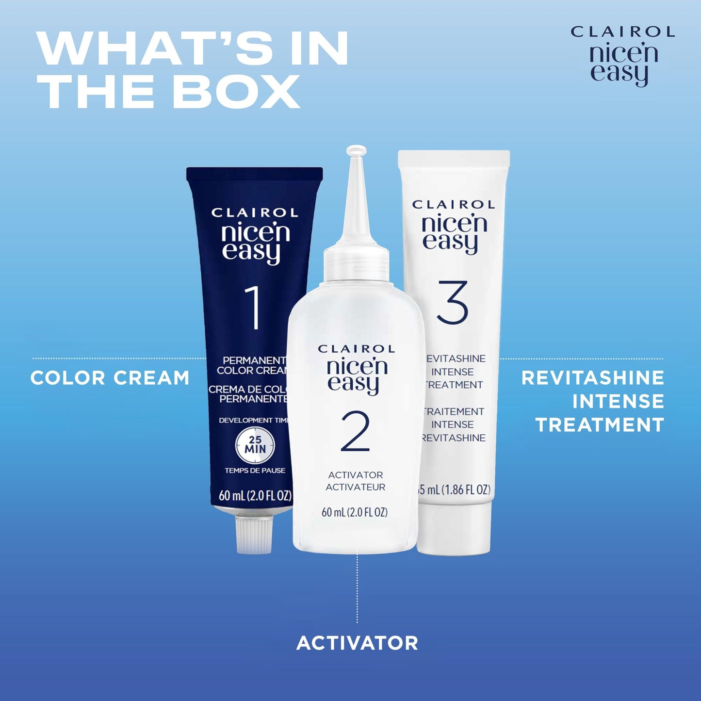 Clairol Nice'n Easy Permanent Hair Dye, Natural-Looking Brown Hair Color with 100% Gray Coverage