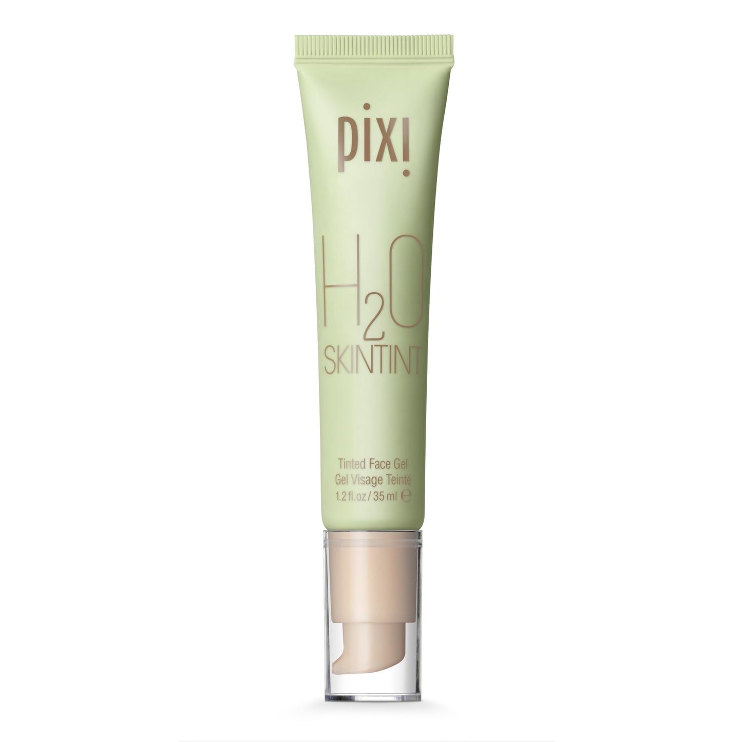 Pixi Beauty H20 SkinTint Tinted Face Gel, 1.2 fl oz / 35 ml, Poercelain