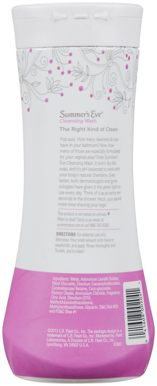 Summer's Eve Cleansing Wash for Sensitive Skin, Island Splash, 15 fl oz (444mL)