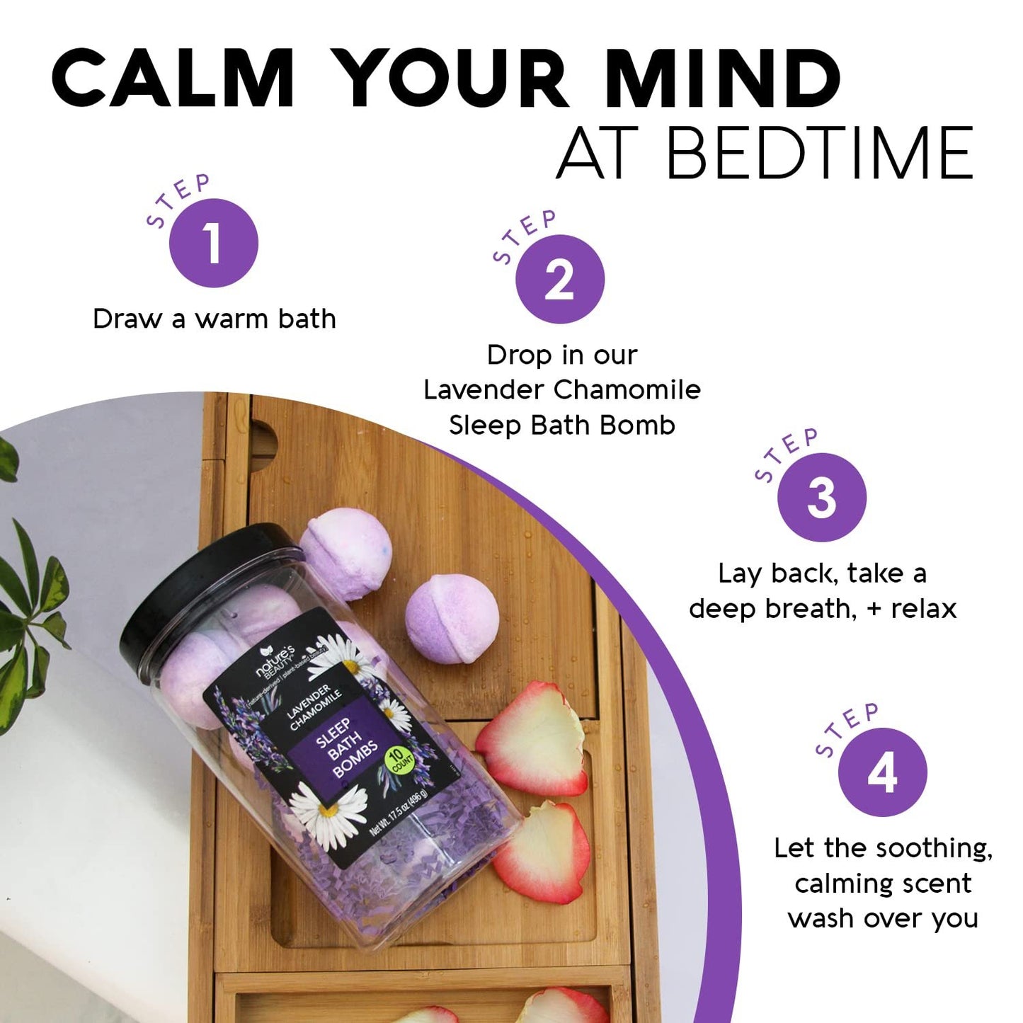 Nature's Beauty Bath Bomb Gift Set Multi-Pack, 17.5 oz |10 ct ea (2 Pack)