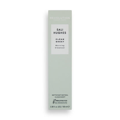 Revolution Skincare London X Sali Hughes, Clean Sheet Morning Face Cleanser, 100ml