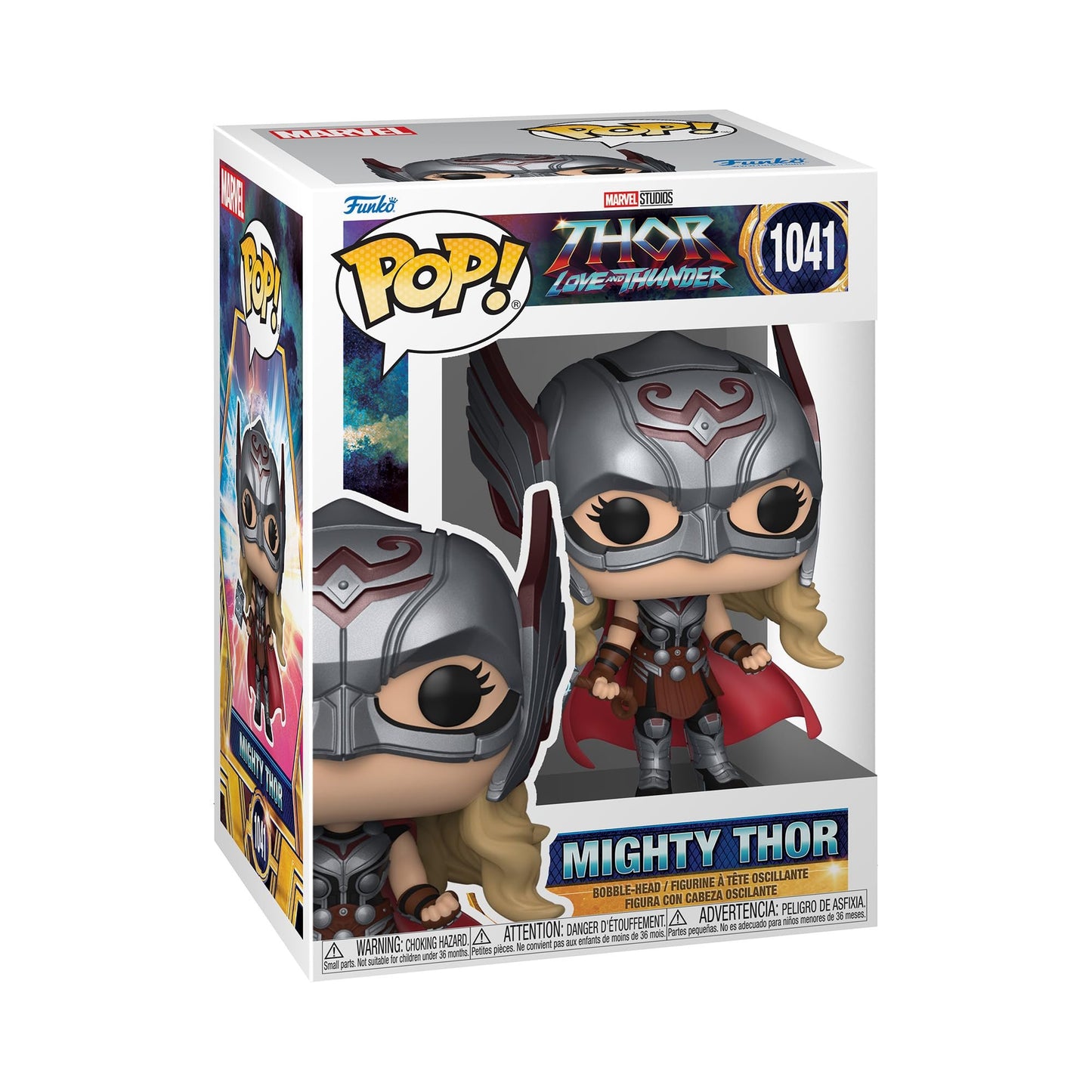 Funko Pop Marvel Thor: Love and Thunder - Mighty Thor - Collectable Vinyl Figure - Gift Idea - Official Merchandise - Toys for Kids & Adults - Superheroes Fans - Model Figure for Collectors