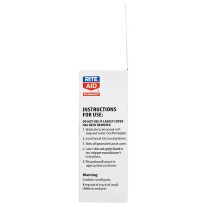 Rite Aid Lancets 28 Gauge, 100ct