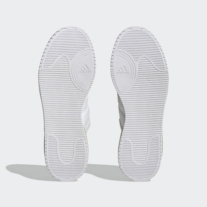 adidas Women's Court Funk Shoes, Cloud White/Cloud White/Zero Metalic, 8.5