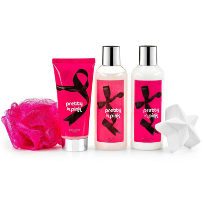 Freida & Joe Fragrance Bath & Body Collection Gift Box, Includes Shower Gel, Body Lotion, Body Scrub, Bath Bomb & Sponge