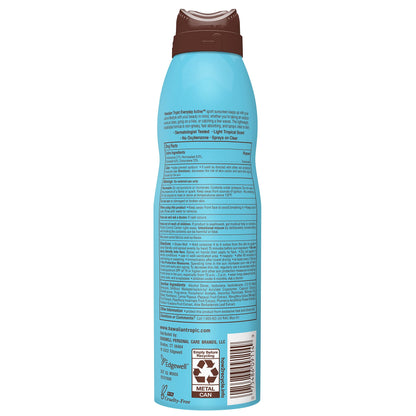 Hawaiian Tropic Everyday Active Clear Spray Sunscreen SPF 50, 6oz | Hawaiian Tropic Sunscreen SPF 50, Sunblock, Oxybenzone Free Sunscreen, Spray On Sunscreen, Body Sunscreen Spray, 6oz