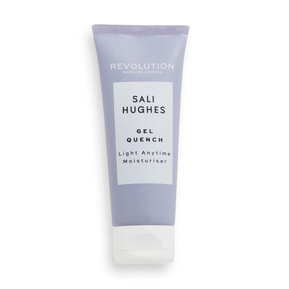 Revolution Skincare London X Sali Hughes, Gel Quench Light Anytime Moisturiser, Lightweight Face Moisturiser, 50ml