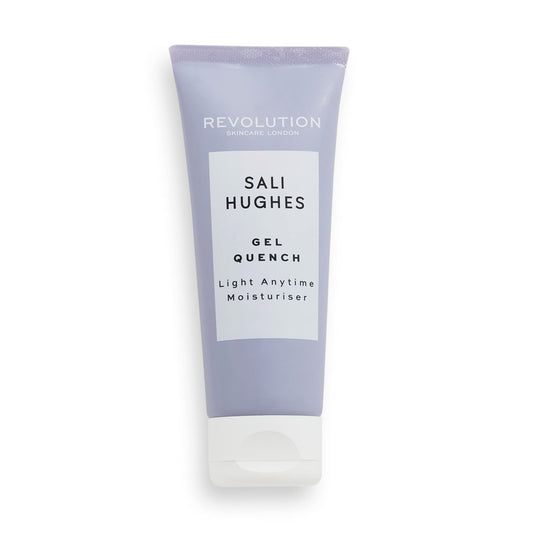 Revolution Skincare London X Sali Hughes, Gel Quench Light Anytime Moisturiser, Lightweight Face Moisturiser, 50ml