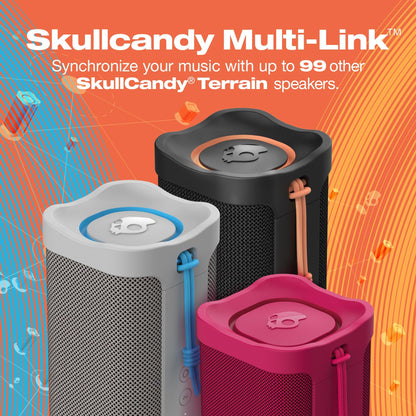 Skullcandy Terrain Outdoor Battery Powered Freestanding Bluetooth, Usb, Wireless speakers