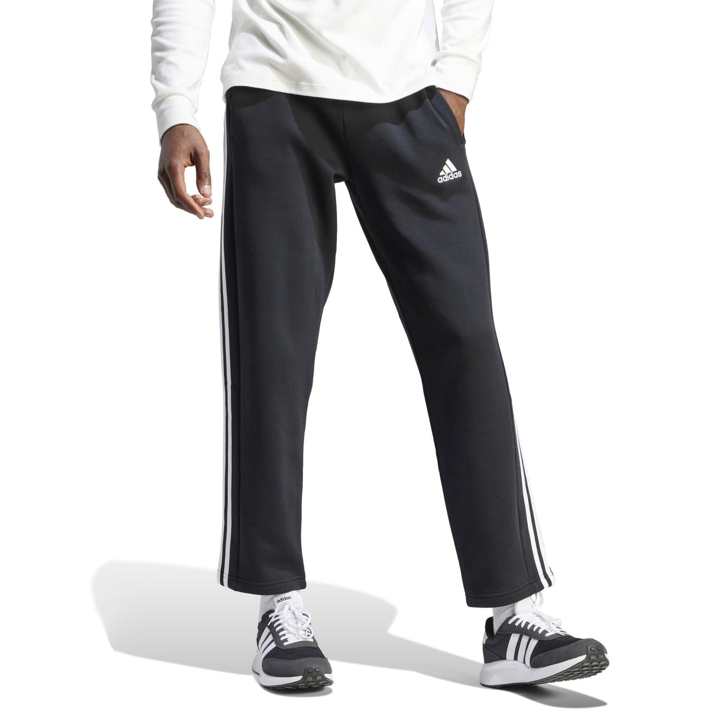 adidas Men's Essentials 3-Stripes Regular Tricot Pants