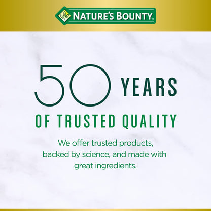 Nature's Bounty Swallow Chromium picolinate Supports fats, Protein &Sugar Metabolism 800mcg