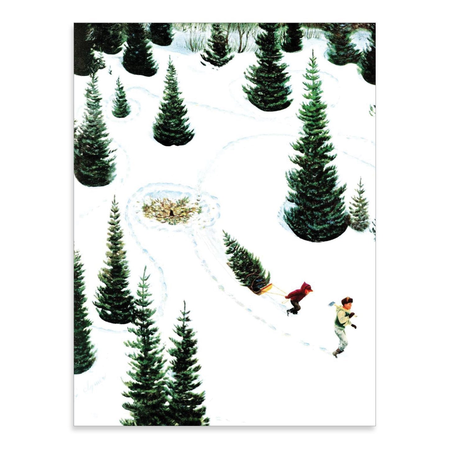 Winter Whimsy Deluxe Holiday Notecards