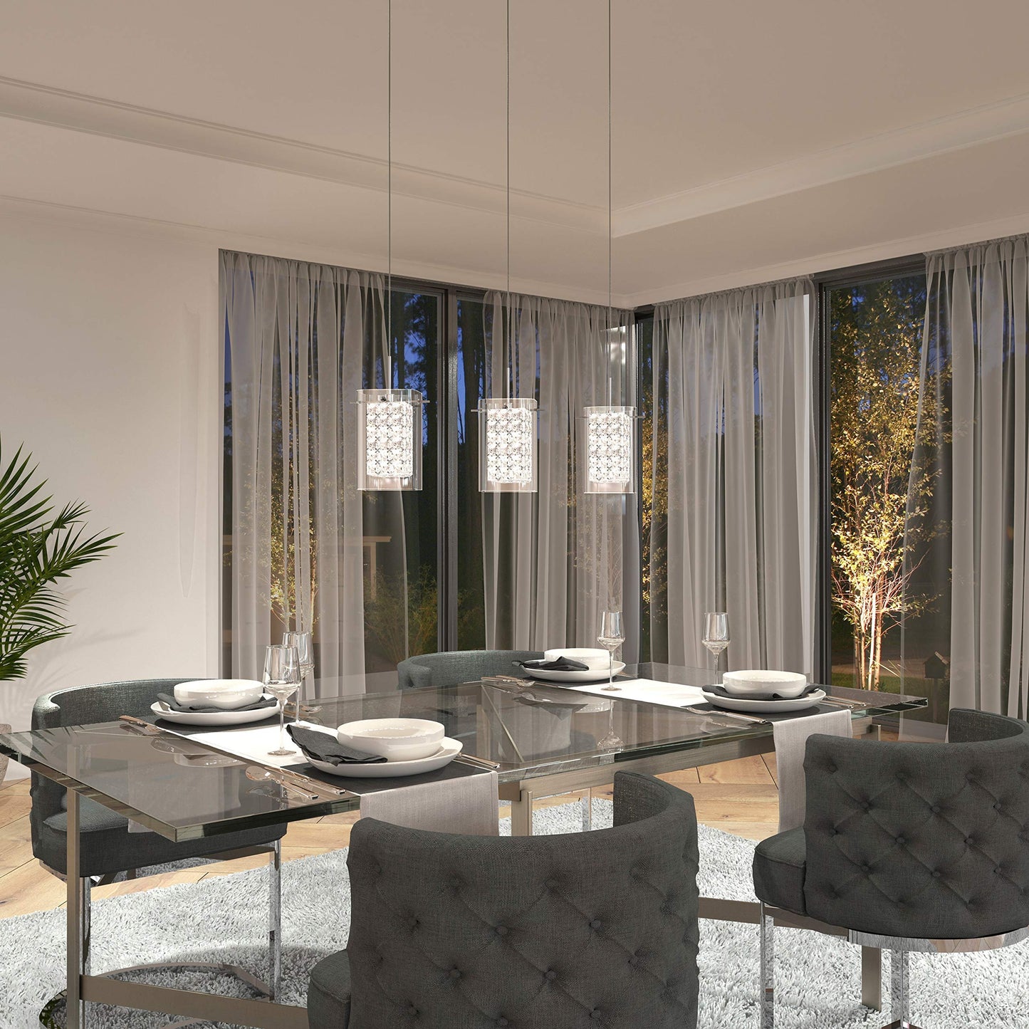 ARTIKA PDT-1WA Wavey Modern Mini Pendant