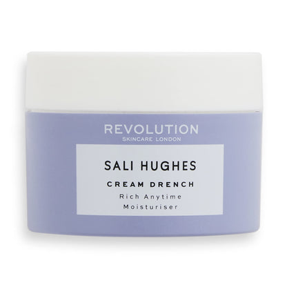 Revolution Skincare London X Sali Hughes, Drench-Rich Anytime Moisturiser, Face Moisturiser, 50ml