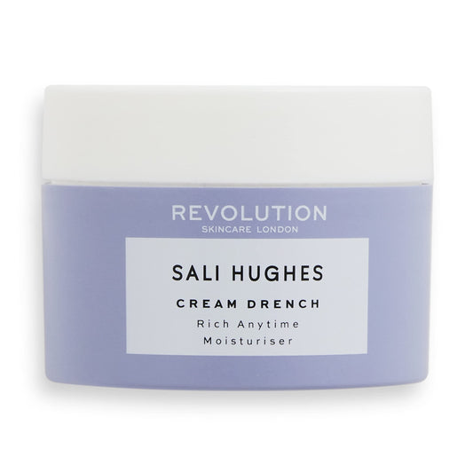 Revolution Skincare London X Sali Hughes, Drench-Rich Anytime Moisturiser, Face Moisturiser, 50ml