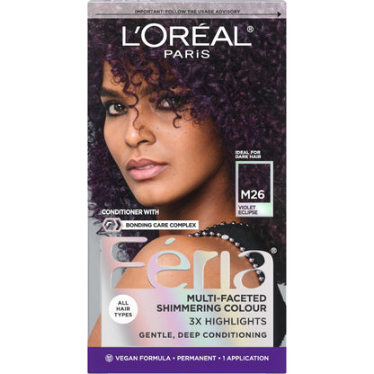 L'Oreal Paris L'Oreal Paris Feria Midnight Bold Multi-Faceted Permanent One-Step Hair Color Kit