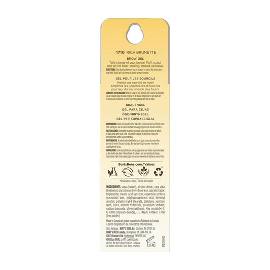 Brunette Brow Gel by Burts Bees, 0.1 Ounce