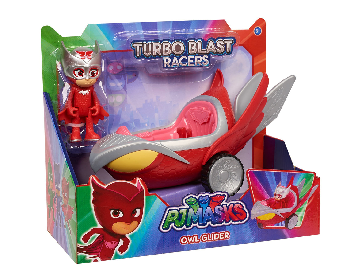 PJ Masks Turbo Blast Vehicles - Owl Glider & Owlette Figure