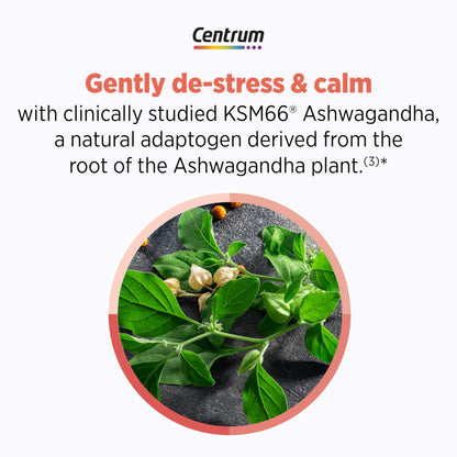 Centrum Clear Mind and Calm Mood Menopause Support Tablets, with Clinically Studied enXtra, 30 Count