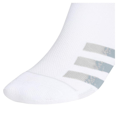 adidas Men's Superlite Stripe 3 Low Cut Socks (3-Pair)