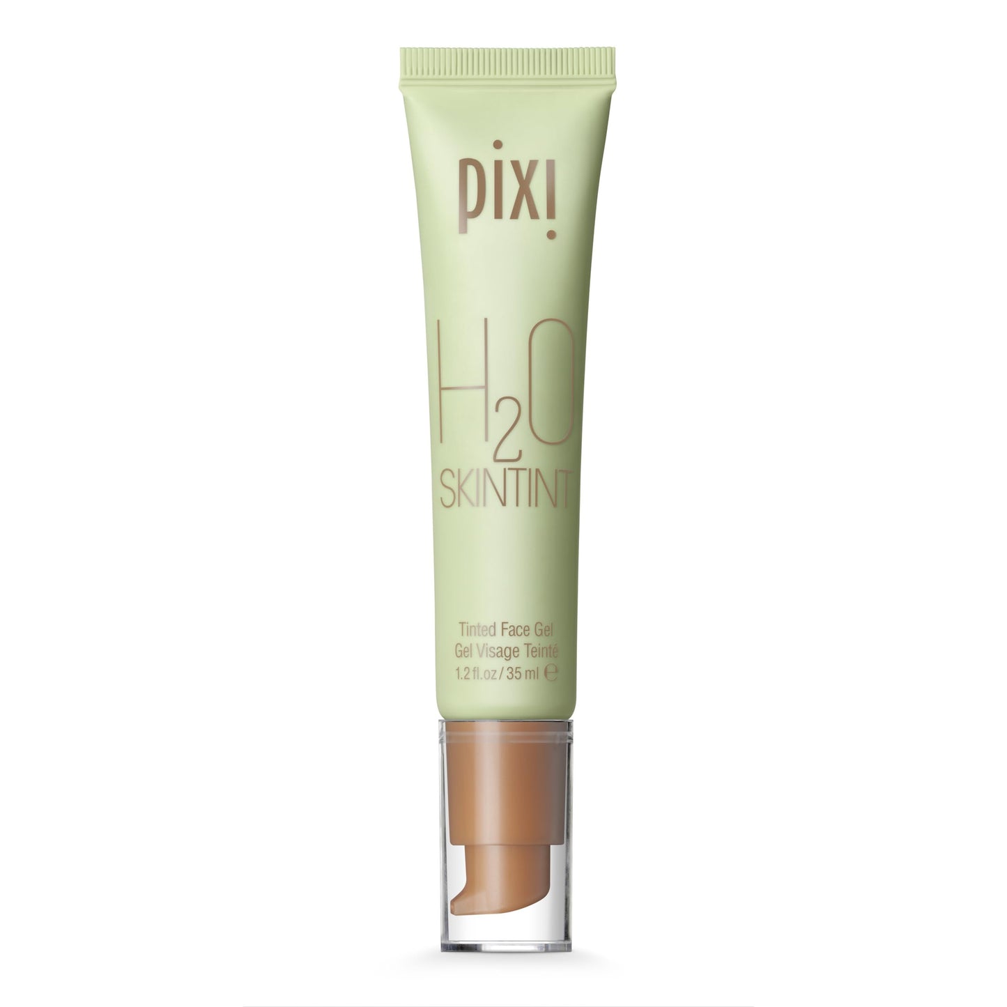 Pixi Beauty H20 SkinTint Tinted Face Gel, 1.2 fl oz / 35 ml, Poercelain