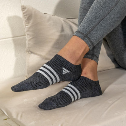 adidas Women's Classic Superlite Low-Profile No Show Socks (6-Pair) with Arch Compression for Non-Slip Fit and Breathable Comfort