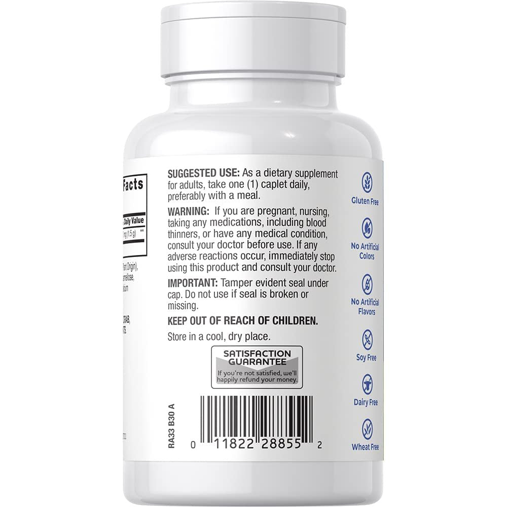 Rite Aid Glucosamine Hydrochloride Caplet - Joint Support Supplement, Antioxidant Properties, Helps with Inflammatory Response, Occasional Discomfort Relief for Back, Knees & Hands