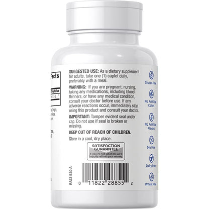 Rite Aid Glucosamine Hydrochloride Caplet - Joint Support Supplement, Antioxidant Properties, Helps with Inflammatory Response, Occasional Discomfort Relief for Back, Knees & Hands