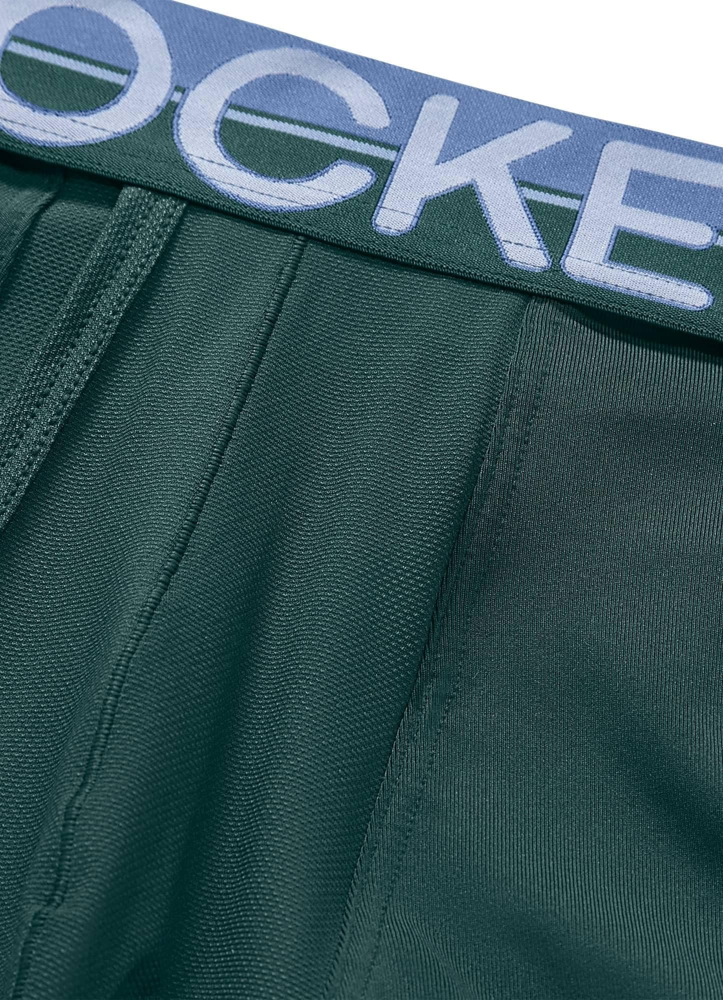 Jockey Men's Underwear Infinite Cool Microfiber Stretch 8" Long Leg Boxer Brief - 3 Pack