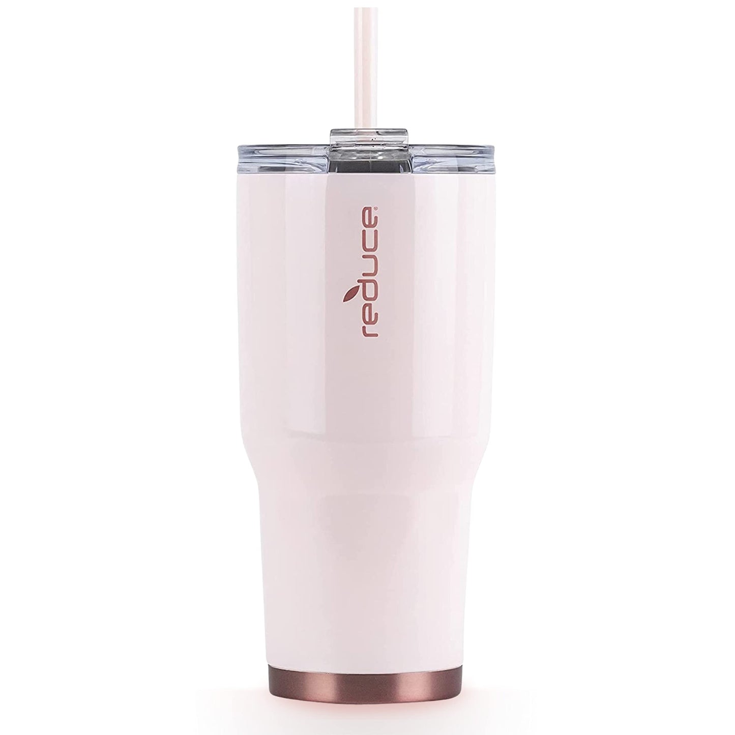 Reduce 34 oz Tumbler, Stainless Steel - Keeps Drinks Cold up to 24 Hours - Sweat Proof, Dishwasher Safe, BPA Free - Cotton, Opaque Gloss