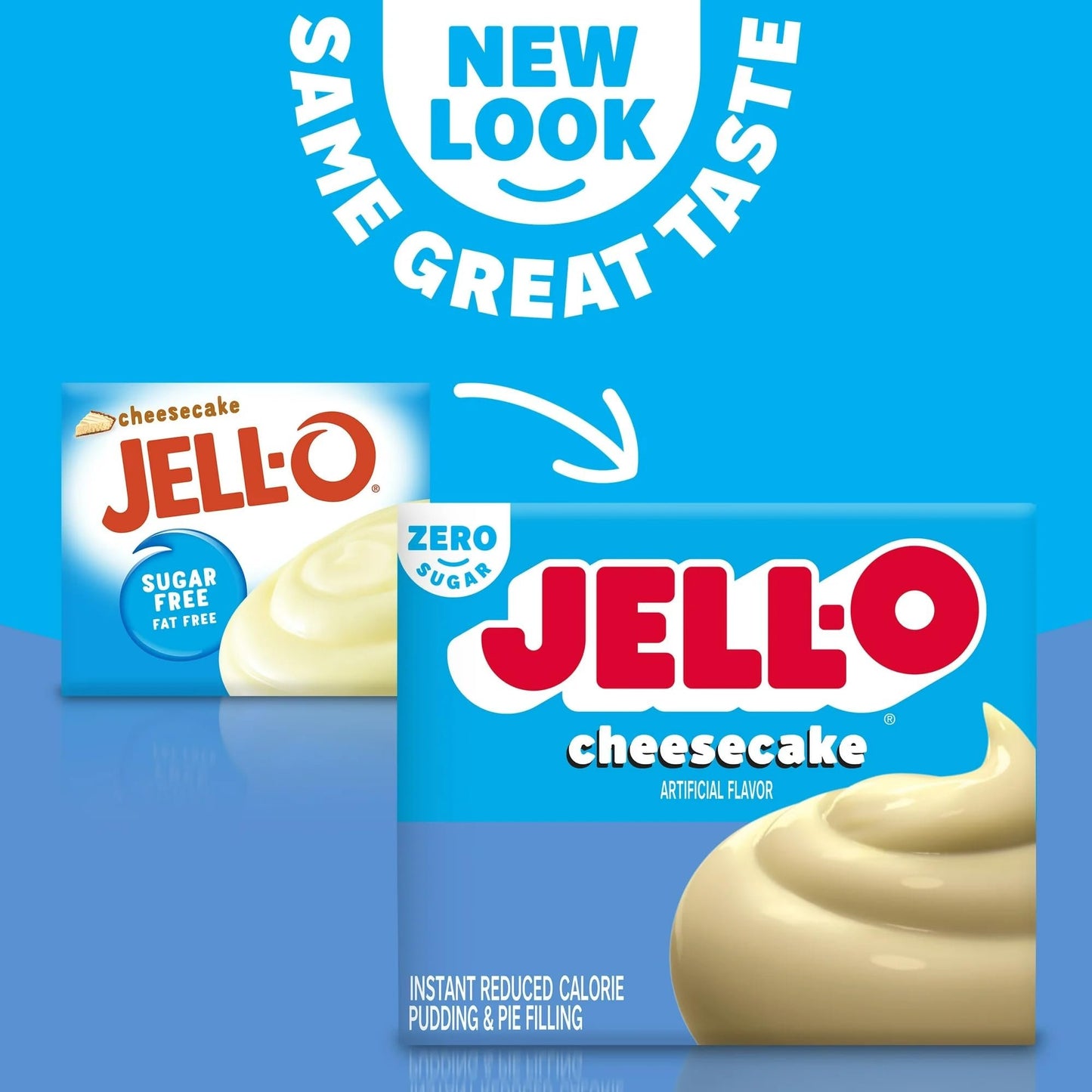 Jell-O Zero Sugar Cheesecake Instant Pudding & Pie Filling Mix 1 oz Box (Pack of 3)