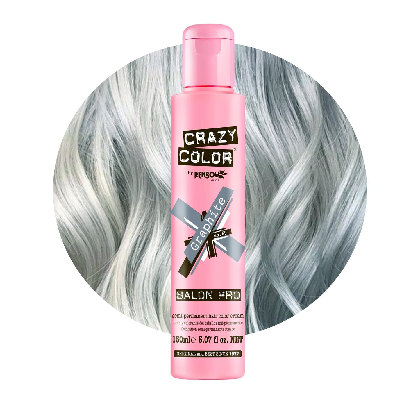 Crazy Color Peppermint Semi-Permanent Conditioning Hair Dye (150ml)