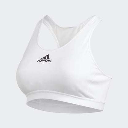 adidas Women's Medium Suppor Racer Back Don't Rest Alphaskin Padded Bra W/ Removable Pads