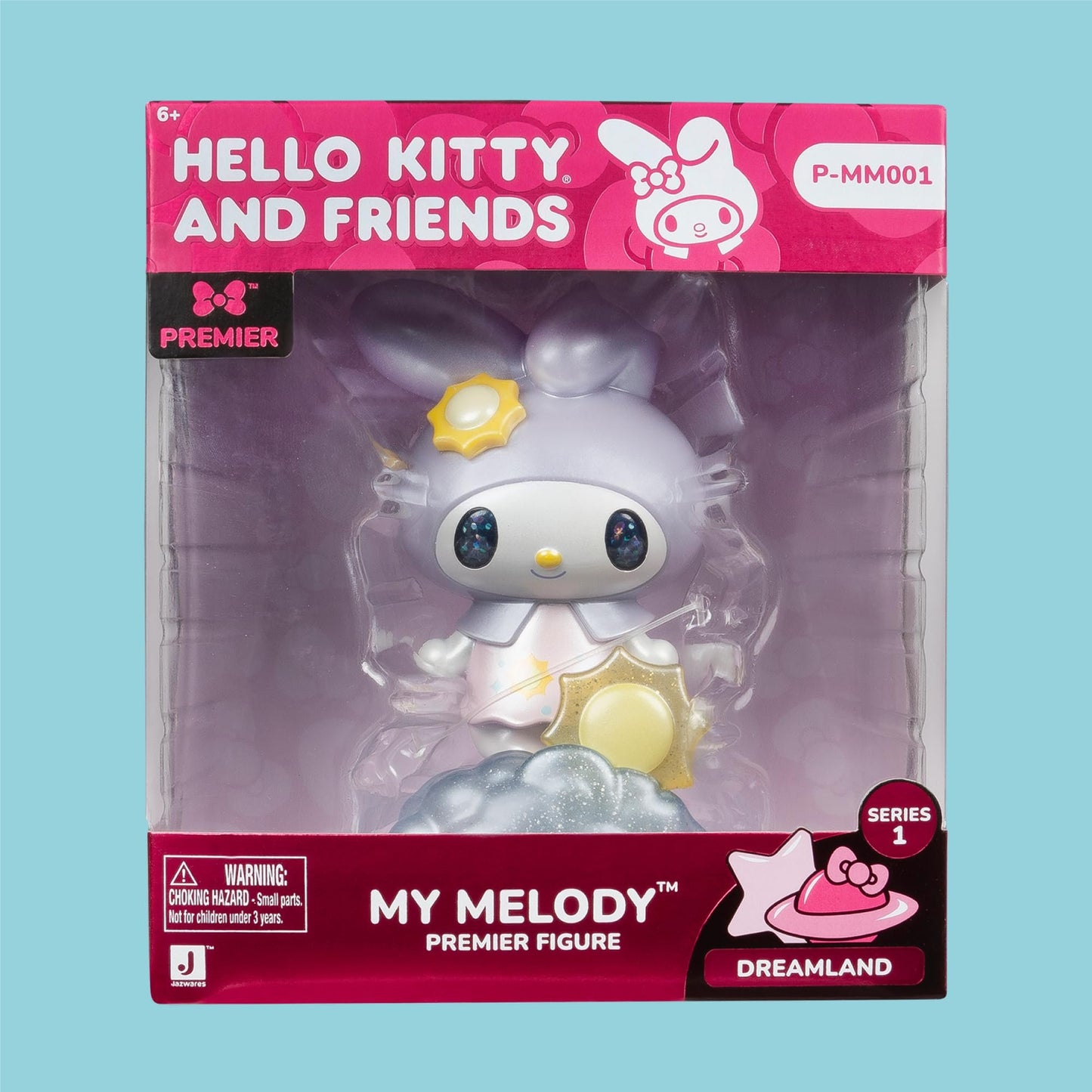 Hello Kitty Premier 4-Inch Figure – My Melody Edition, Collectible My Melody Figurine Detail for Display or Collection, Fans
