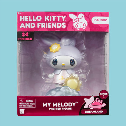 Hello Kitty Premier 4-Inch Figure – My Melody Edition, Collectible My Melody Figurine Detail for Display or Collection, Fans