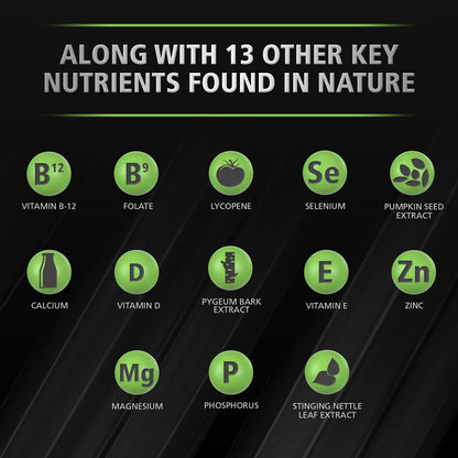 Urinozinc Prostate Plus, Saw Palmetto & Beta Sitosterol Supplement for Men, Reduce Frequent Urination (1 Month Supply, 60 Count)