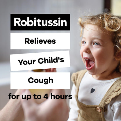 Robitussin Elderberry Cough + Chest Congestion DM Children's Cough Medicine, Chest Congestion Relief and Cough Syrup - 4 Fl Oz