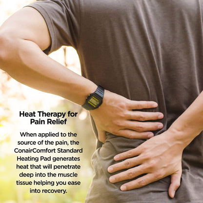 Conair Comfort Moist/Dry Heating Pad, Heating Pad for Pain Relief