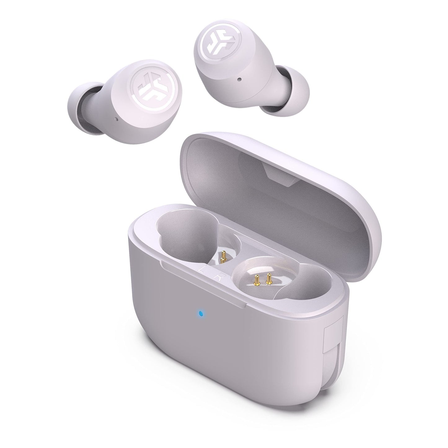 JLab Go Air Pop True Wireless Earbuds, in Ear Headphones, Bluetooth Earphones, Ear Buds with 32H Playtime, Bluetooth Earbuds with Microphone, USB Charging Case, Dual Connect, EQ3 Sound