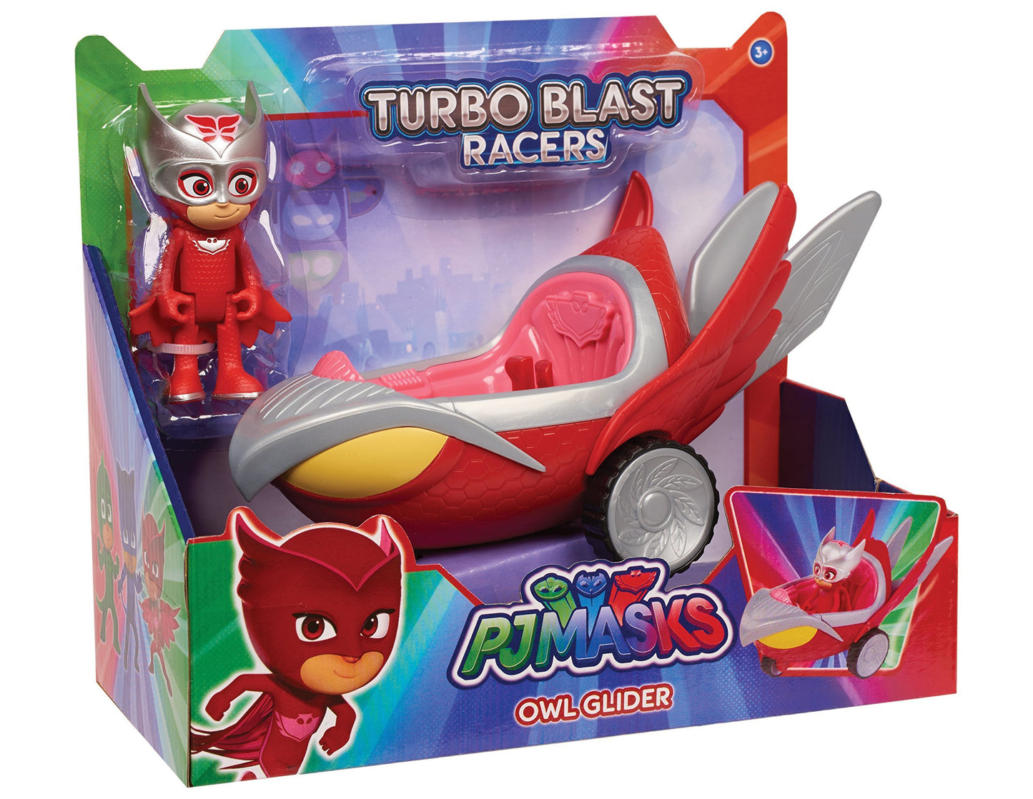 PJ Masks Turbo Blast Vehicles - Owl Glider & Owlette Figure