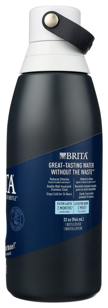 BRITA Brita Stainless Steel Water Bottle with Filter Carbon 32oz, 1 EA