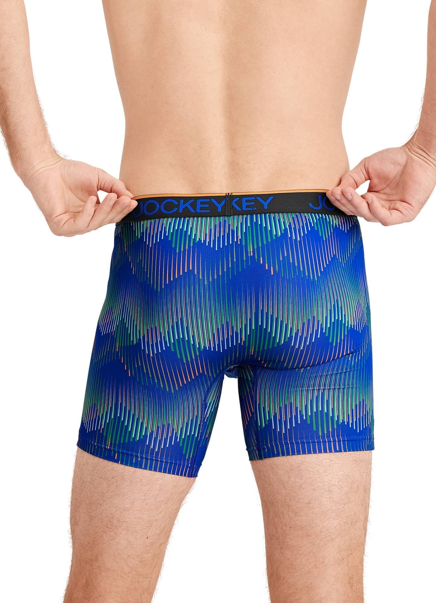 Jockey Men's Underwear Chafe Proof Pouch Microfiber 6" Boxer Brief